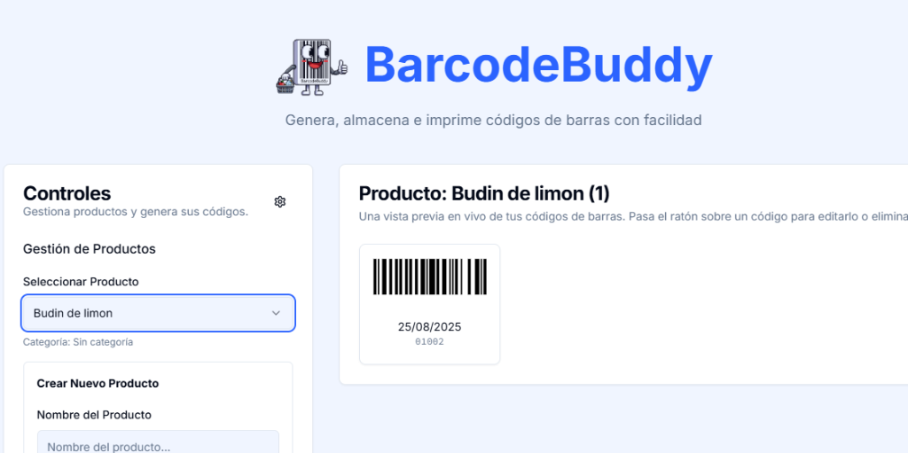 Barcode Buddy Preview